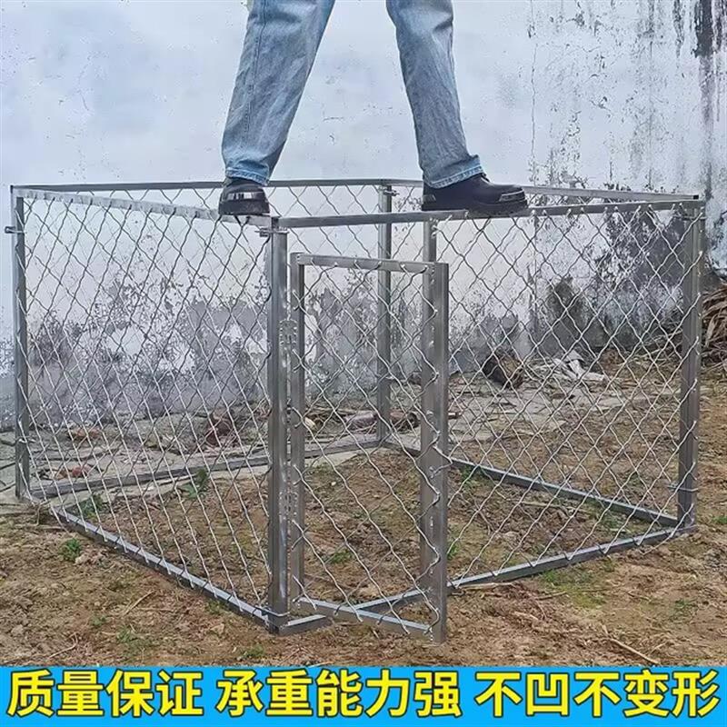 大型家用狗笼大型犬笼具圈养小型犬加粗狗笼子超大号隔离围栏室外