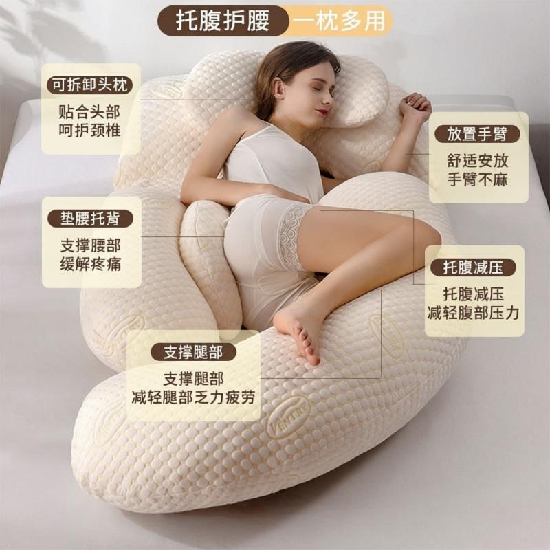 孕妇实用礼物孕妇枕头多功能护腰侧卧睡枕孕期托腹垫腰夹腿抱枕