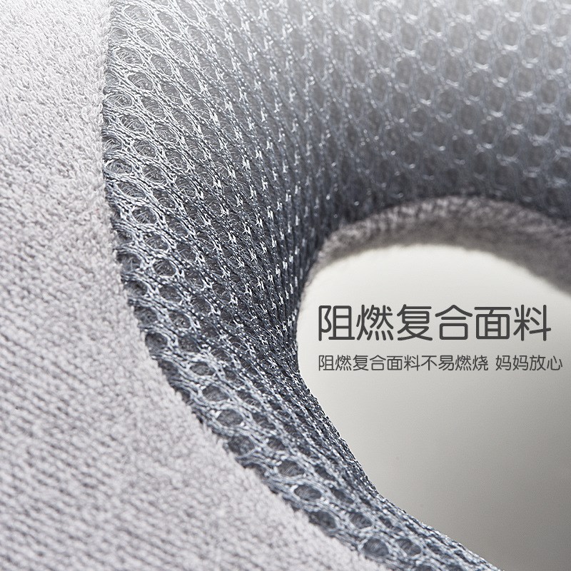 婴儿车U型枕婴儿防护枕头车载小孩童车固定枕宝宝圆形防滚落枕头