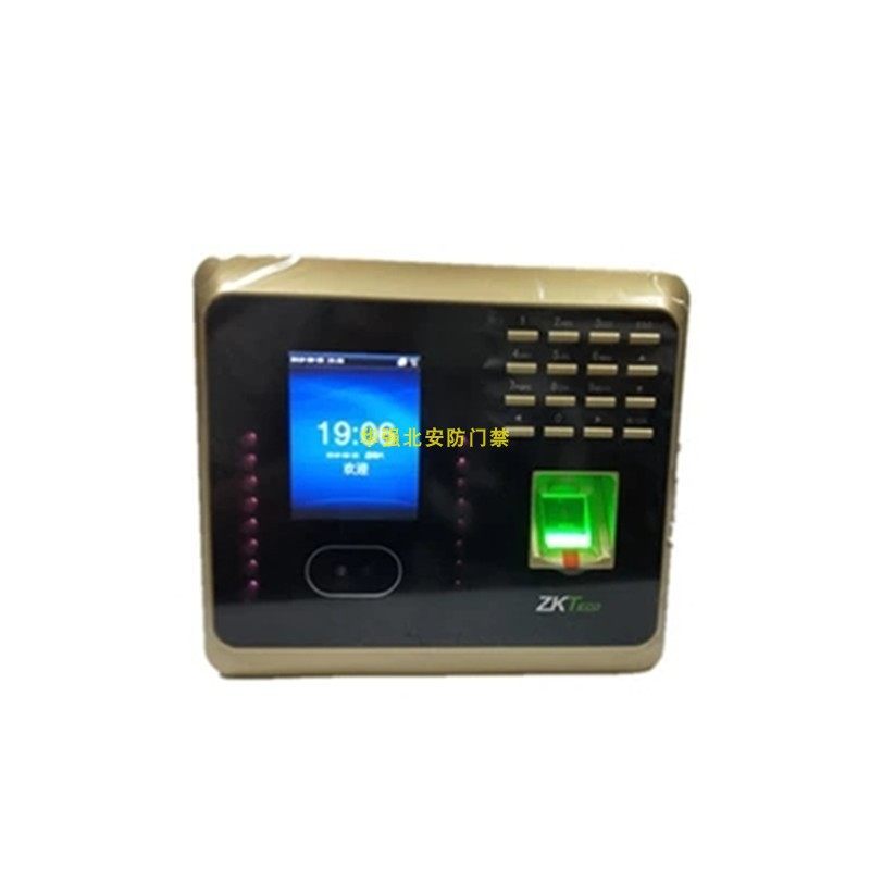 中控智慧UF100plus人脸考勤机中控UF100plus指纹打卡机英文考勤机