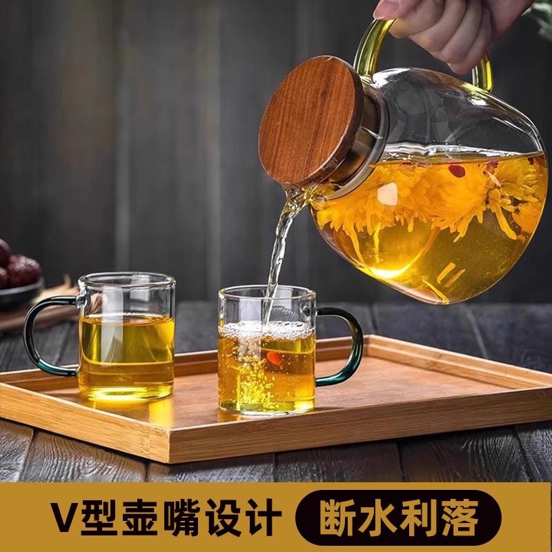 玻璃茶壶单壶耐高温电陶炉专用烧水养生煮茶家用泡茶花茶茶具套装