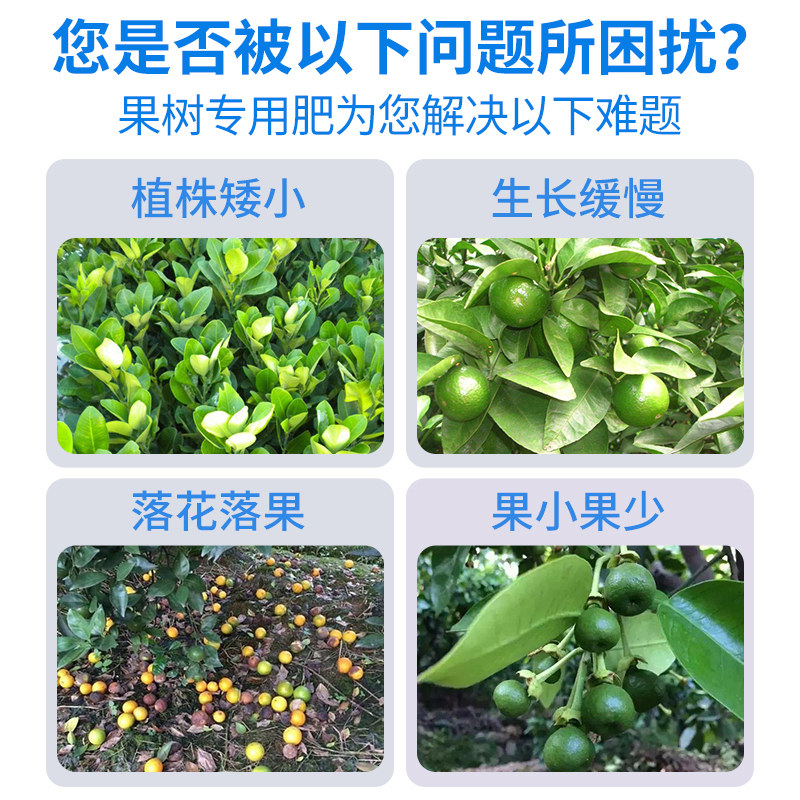 果树专用肥有机水溶肥料盆栽复合肥蔬菜葡萄嘉宝果金弹子桔子瓜果