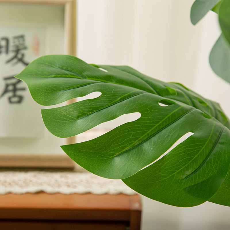 北欧ins仿真龟背叶竹大型室内客厅落地家居造景盆栽绿植装饰摆件