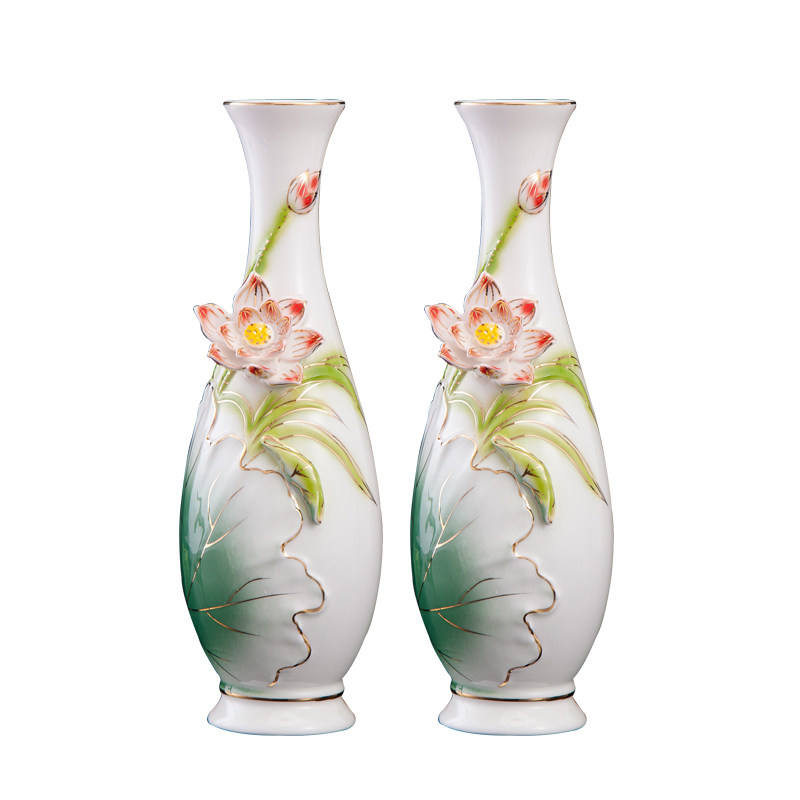 香炉家用陶瓷青色莲花无字浮雕熏香炉供佛果盘净瓶套装花瓶包邮