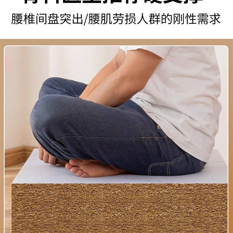 定制椰棕沙发垫高密度海绵垫护腰护脊垫实木红木沙发可更换垫子硬