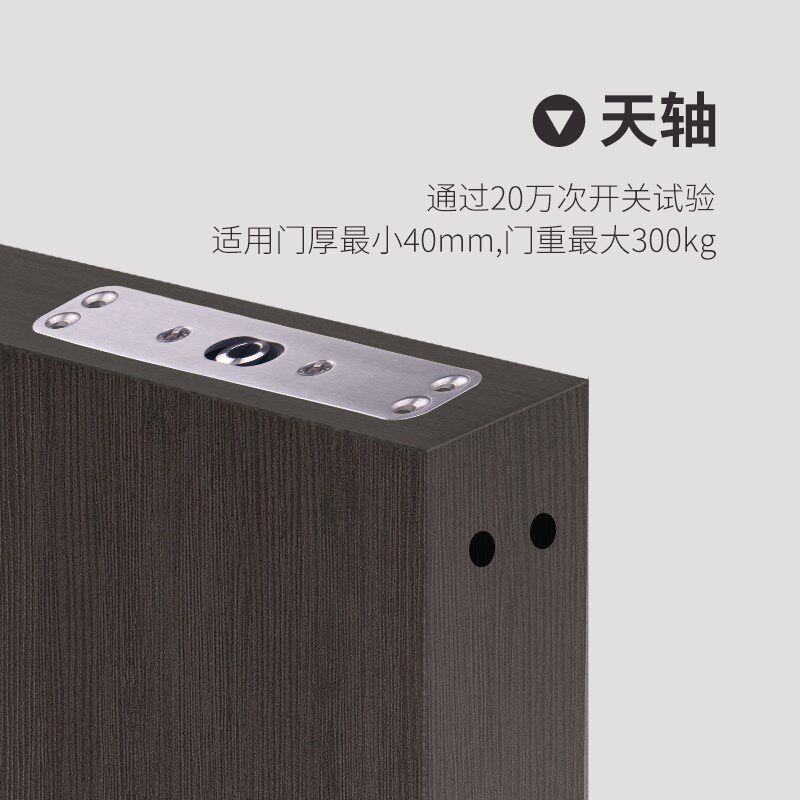 天地转轴上下铰链闭门器偏轴门中轴门五金自动回位地弹簧隐形铰链