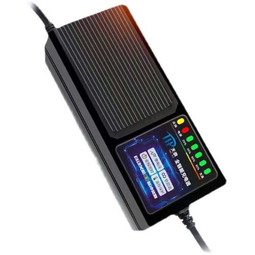 60V52AH自动关机电动车电瓶断电充电器60伏48V7252安三轮车大功率
