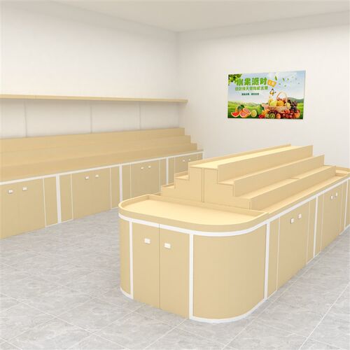 台阶式水果店货架果蔬超市多层中岛柜堆头阶梯式陈列梯形展示架