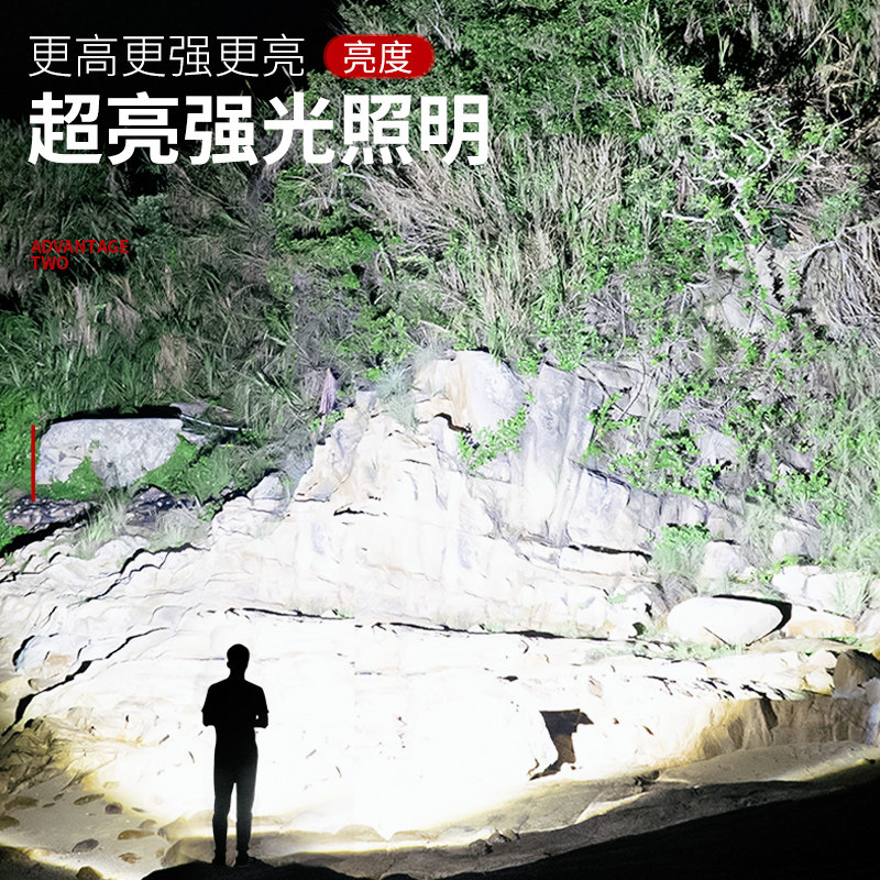 超亮工作灯汽修维修灯LED强光手电筒机床应急灯超强磁充电照明灯