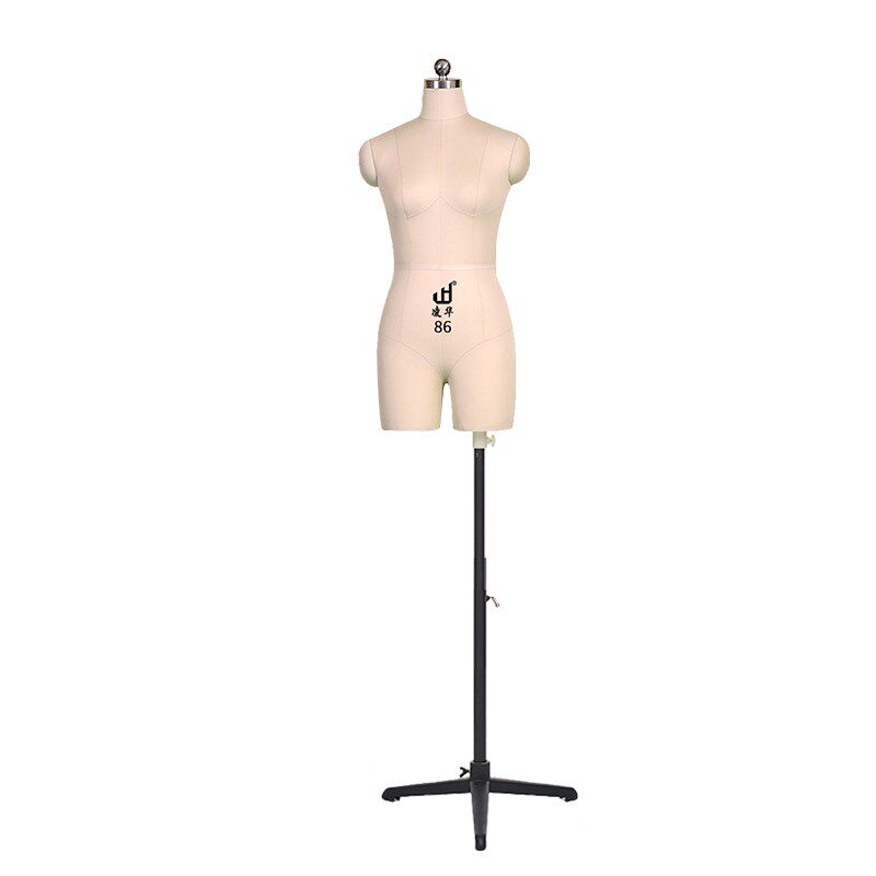 凌华双腿国标84立体裁剪模特女半身服装婚纱设计打版教学立裁人台
