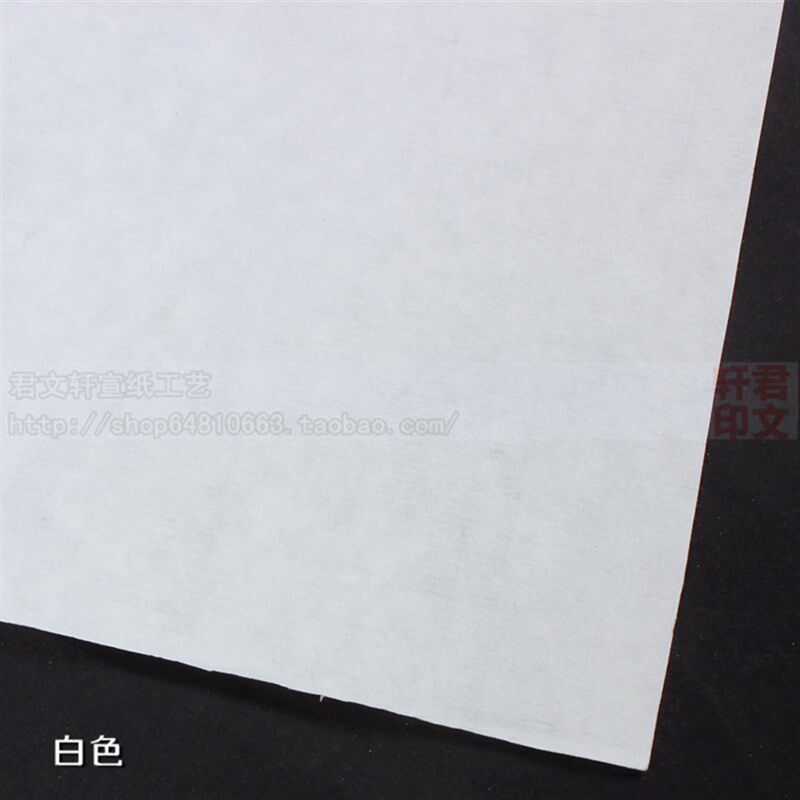 八尺熟宣宣纸工笔画专用纸仿古加厚底稿白描画稿清水书画作品纸