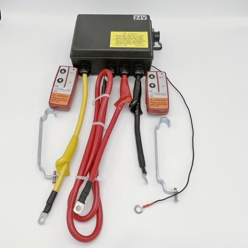 12V24V双遥控绞盘控制器适用6000磅至13500磅电动绞盘配件