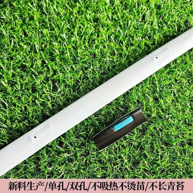 白色滴灌带16mm外白内黑新型贴片式滴灌带农用草莓育苗放鸟防烫苗