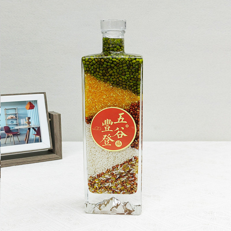 2023粮食满山五谷丰登杂粮创意摆件乔迁新居净宅结婚搬家仪式用品