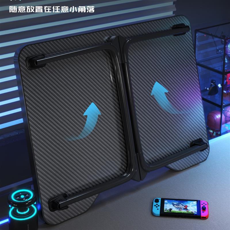 瑞典宜氏家俱可折叠升降桌子床上桌电竞风碳纤维笔记型电脑桌