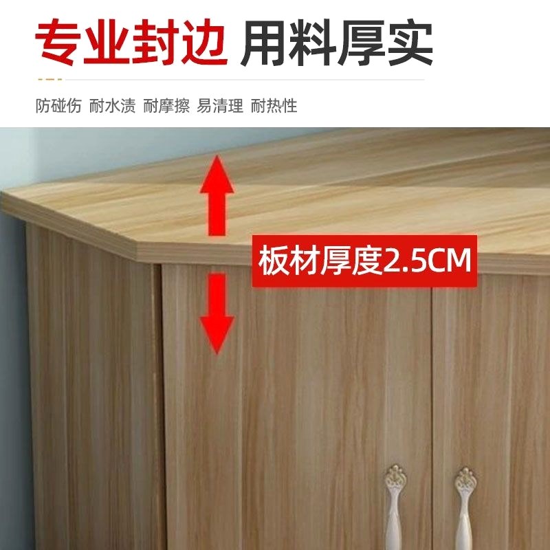 电视柜三角电视柜墙角柜式置物架客厅转角收纳卧室家用小户型角落