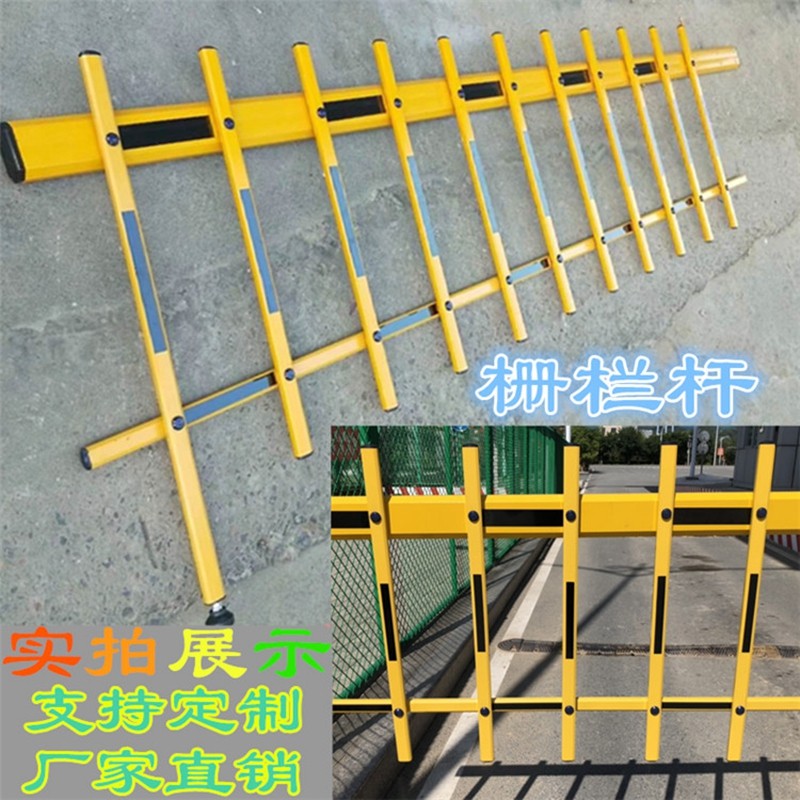 停车场栅栏杆栅栏机杆社区门禁升降杆起降八角杆铝合金四方杆拦车
