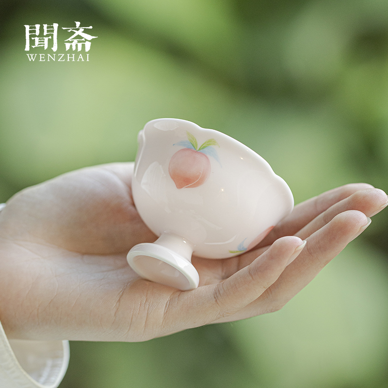 闻斋小清新釉下彩陶瓷日式