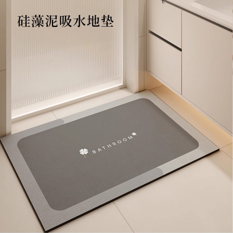 强吸水硅藻泥地垫卫生间门口脚垫