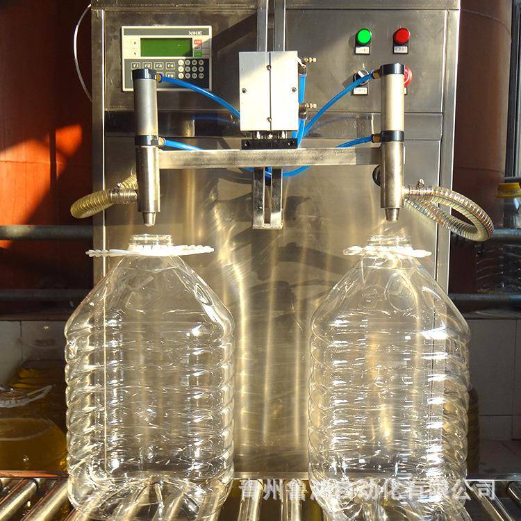 齿轮油机油润滑油流量计半自动灌装机2头动力灌装机厂家供应