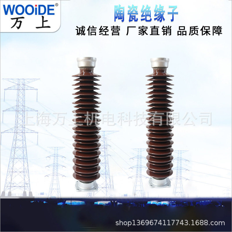 万上110kV支柱绝缘子ZSW-126/8变电站固定电缆支撑瓷瓶FZSW-220/6