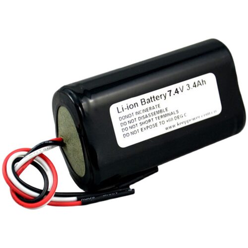 2S1P 7.4V NCR18650B 3400mAh电池组