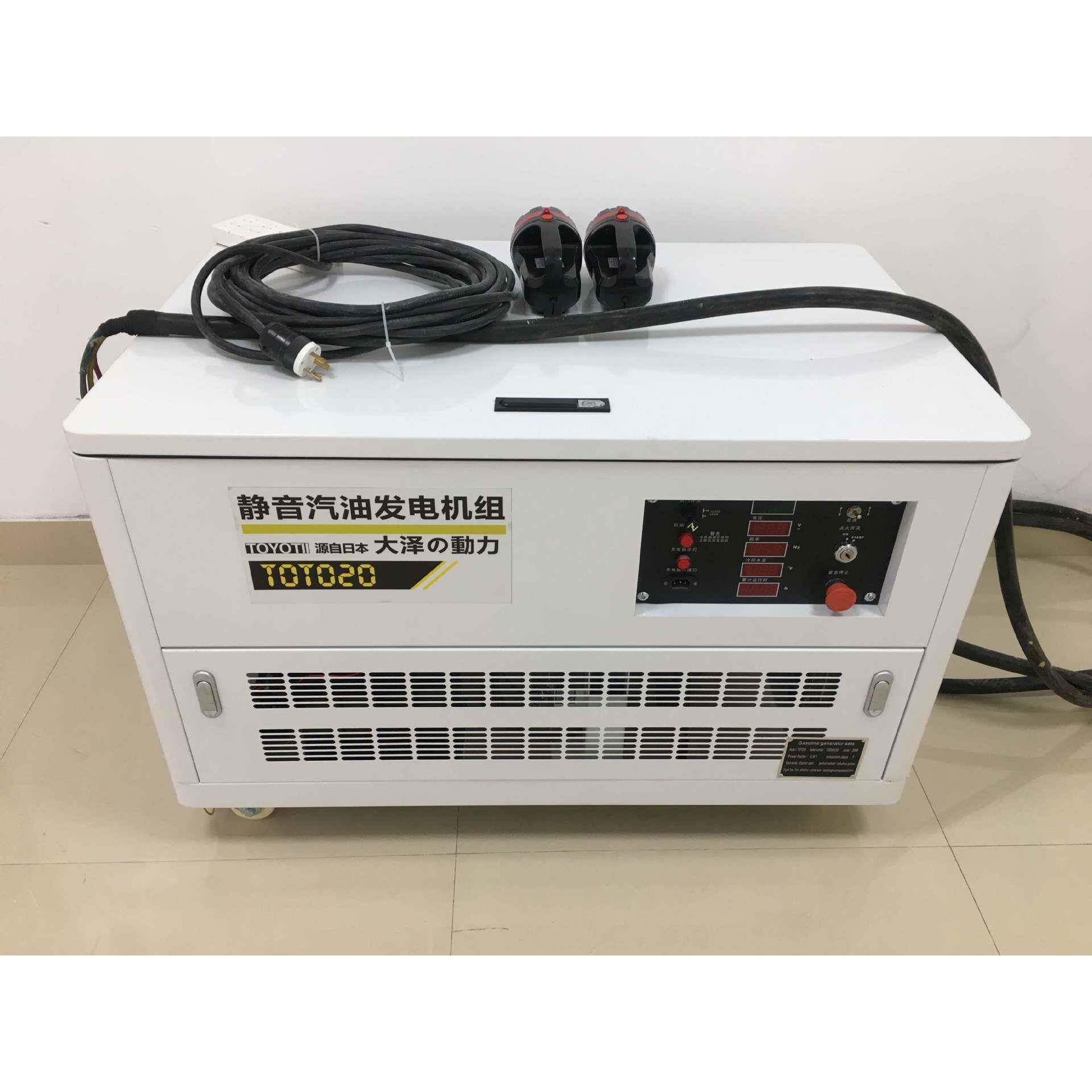 大泽动力电喷四缸水冷汽油发电机机组20KW到60KW可选静音电启动