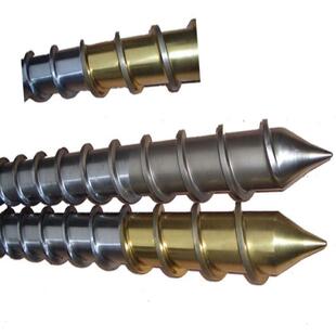 深圳注塑机螺杆料筒 螺杆头法兰射嘴现货供应 海天注塑机螺杆机筒