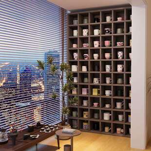 实木茶杯架子茶壶架多宝格茶具博古架手工九宫格收纳架六宫格茶架