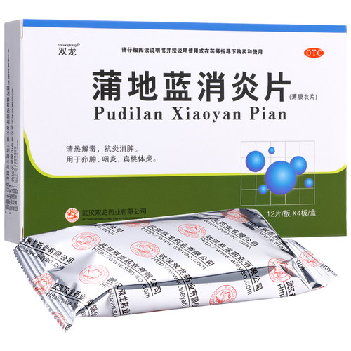 双龙 蒲地蓝消炎片 0.31g*48片/盒