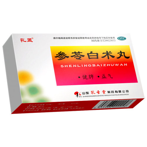 【孔孟】参苓白术丸60mg*100丸*10袋/盒