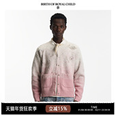 银河刺绣开衫 BIRTH 羊毛混纺粉 CHILD.BORC 俐乐同款 ROYAL