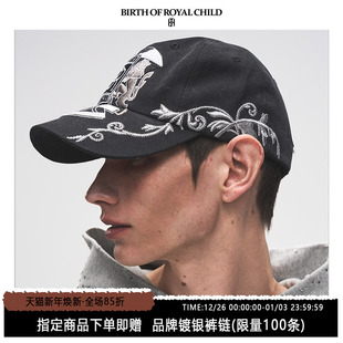 CHILD.BORC ROYAL 双狮藤蔓刺绣棒球帽男街头潮流鸭舌帽 BIRTH