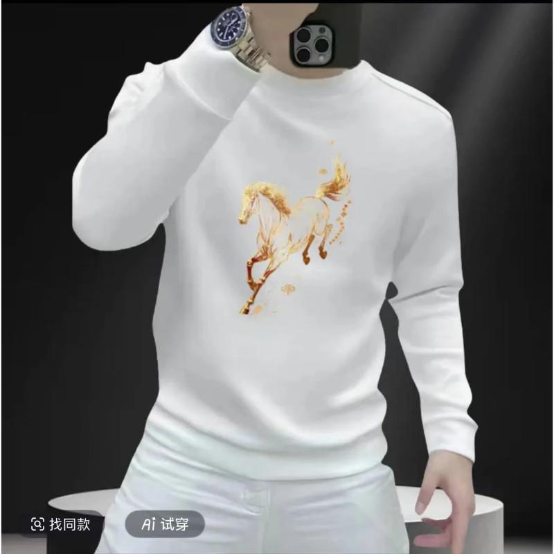 晟华优选新款卫衣秋冬圆领个性潮流重i磅宽松时尚男士保暖长袖卫