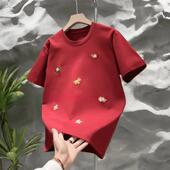 刺绣元 ARCHIVE EDITIONS轻奢男装 宝小马年货本命年喜庆潮牌T恤