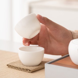 陶瓷功夫茶具家用泡德钟茶壶德化羊脂玉白瓷茶壶大小容量手工单壶