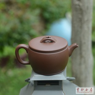小汉瓦120毫升老紫泥宜兴原矿紫砂壶自产自销可定制刻绘