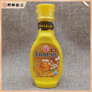 韩国进口不倒翁蜂蜜芥末酱honey mustard sauce沙拉 炸鸡蘸酱265g