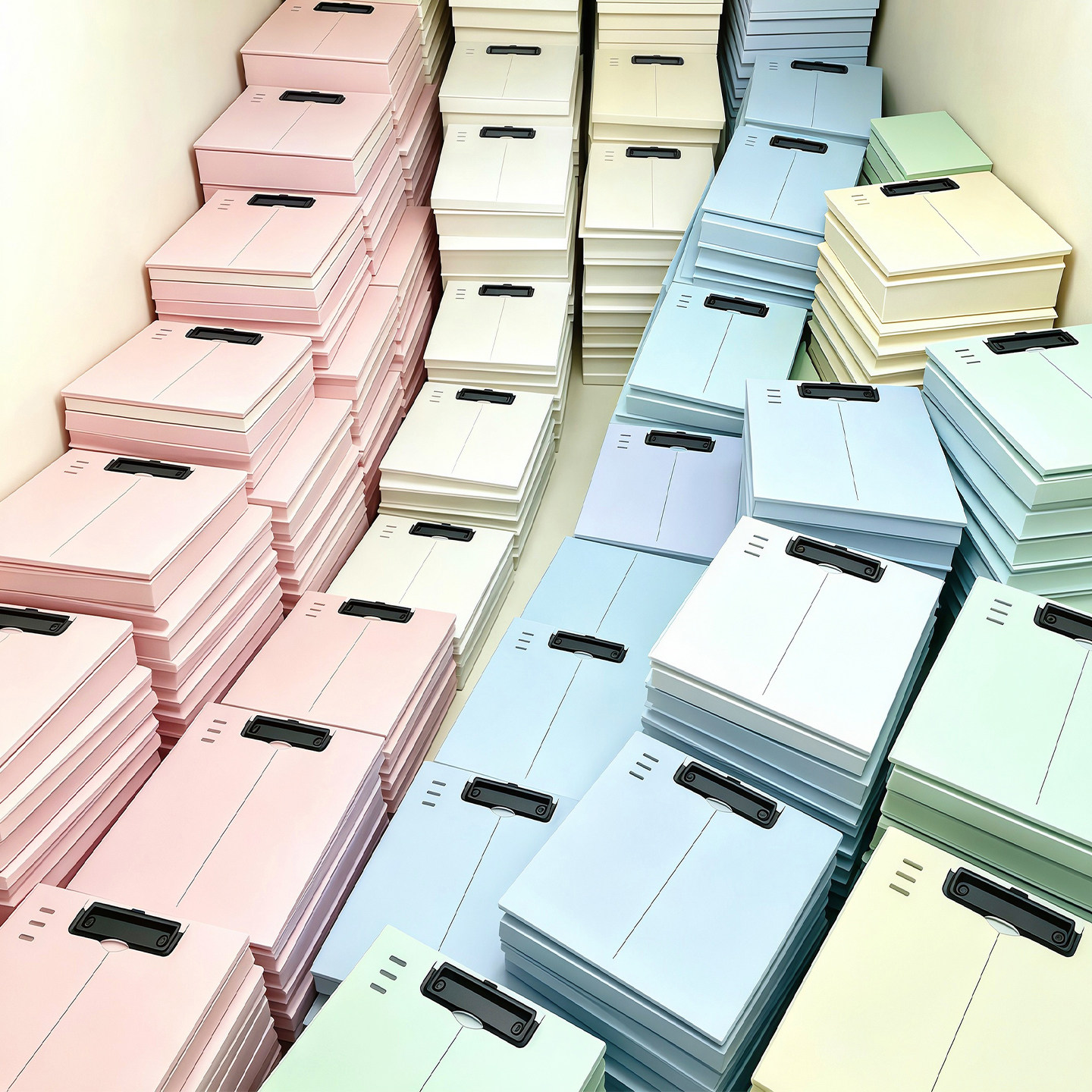 可立式文件夹A4写字板考公考研试卷散纸收纳塑料垫板多功能资料夹