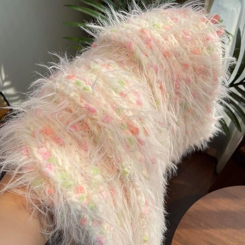 围巾毛线手工diy材料包渐变色马海毛彩虹糖编织冬季保暖自制围脖,服饰配件/皮带/帽子/围巾,毛线,淘宝优惠券,粉丝福利购,淘宝优惠卷