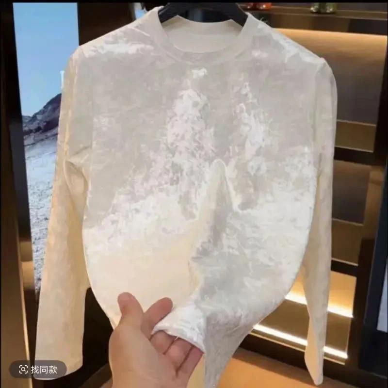 特琪轻奢服饰秋冬加绒轻奢丝绒系列男Z卫衣潮时尚长袖上衣百搭打