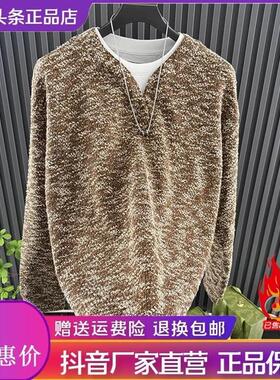 ZJ轻奢服饰202d5秋冬季美式潮牌假两件男士卫z衣潮流复古轻奢高级