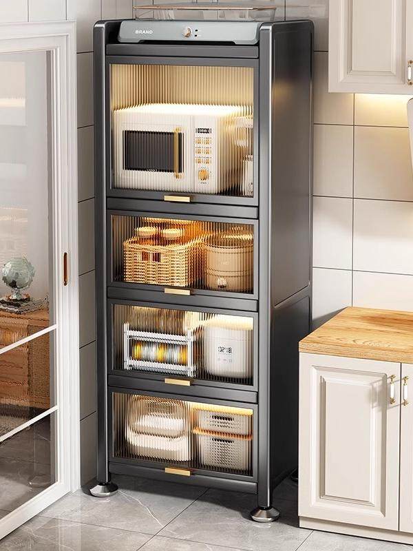 餐边缝隙置物柜多层收纳柜子多功能储物微波炉锅具收纳架,商业/办公家具,置物架/陈列架/储物架/展示架,淘宝优惠券,粉丝福利购,淘宝优惠卷