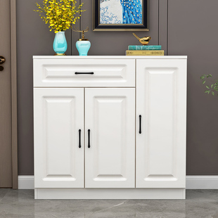 实木鞋柜家用门口鞋柜新款2026爆款门口鞋柜入户门鞋柜玄关储物柜