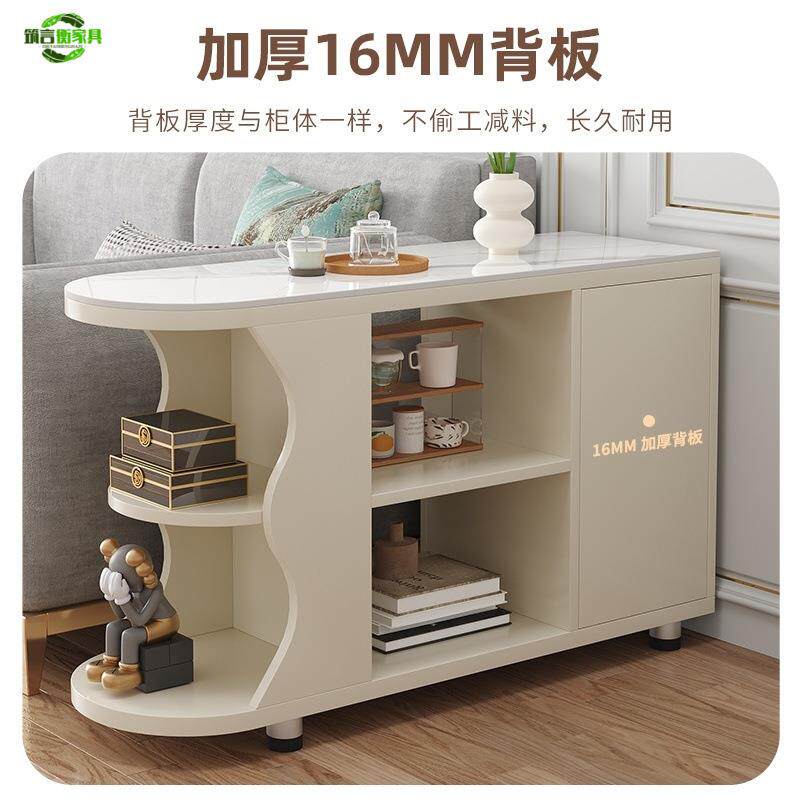 简约沙发边柜侧边柜客厅岩板方几轻奢侧边储物轻便款桌子角