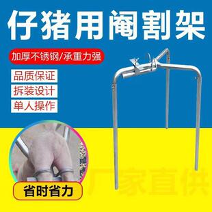 阉割固定架小猪三角阉猪台仔猪阉割架钢管阉猪架阉割器