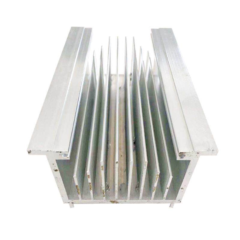 电子散热器铝型材散热片宽125mm高125mm长度任意铝合金散热可控硅