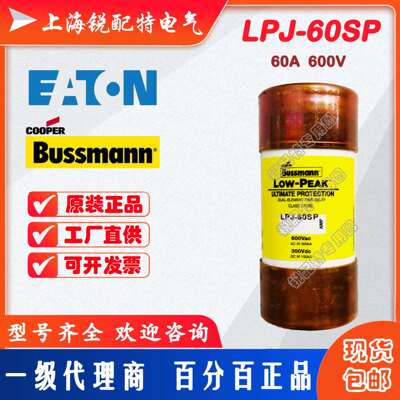 LPJ-60SP 延时保险丝 600V60A 巴斯曼BUSSMANN熔断器