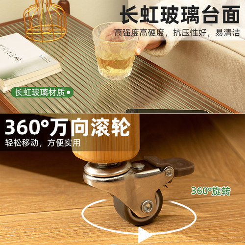 可移动边几小桌子茶几沙发旁侧边柜方几简易家用床头网红迷你角几