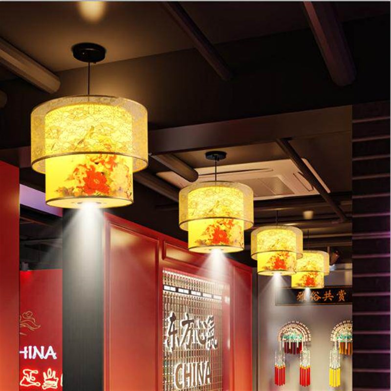 中式吊灯仿古中国风客厅餐厅阳台灯古典走廊过道灯火锅店吊灯笼
